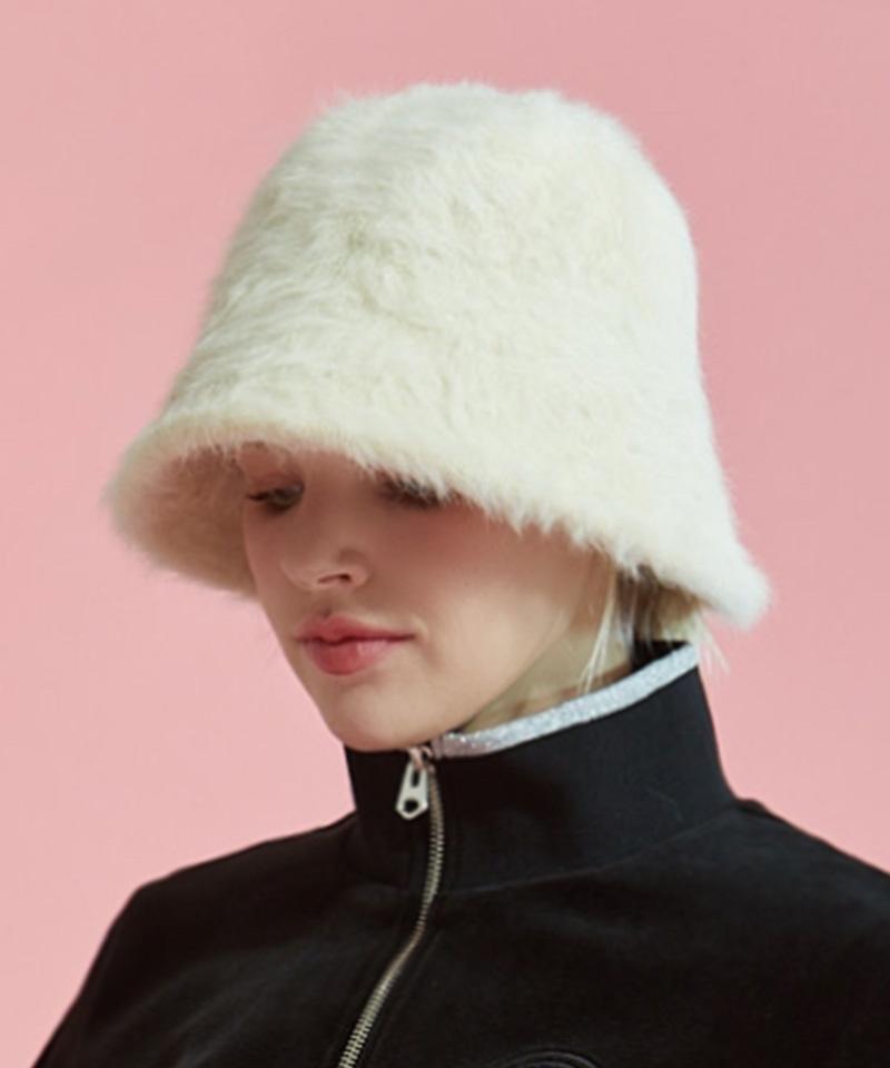 CHUCUCHU Cbdfw-Ht001W Angora Bucket Hat