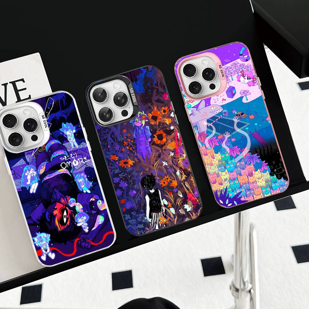 O-Omori Game Phone Case for iPhone 17 16 Plus Pro Max 15 14 13 12 11 Matte Colorful Covers
