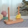 Yarn Holder Weaving Spinner Tool Portable Wooden Yarn Holder for Winding Home Studio Workplace Weaving Hobby Handcrafting