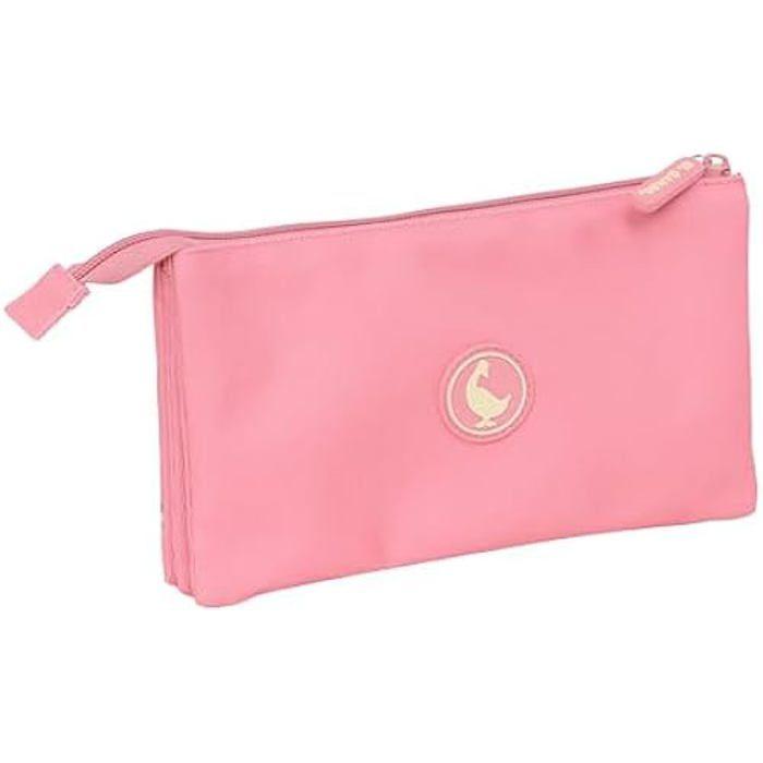 Trousse Triple - SAFTA - EL Ganso Basics - Confortable - Polyvalente - 22x3x12 cm - Marsala
