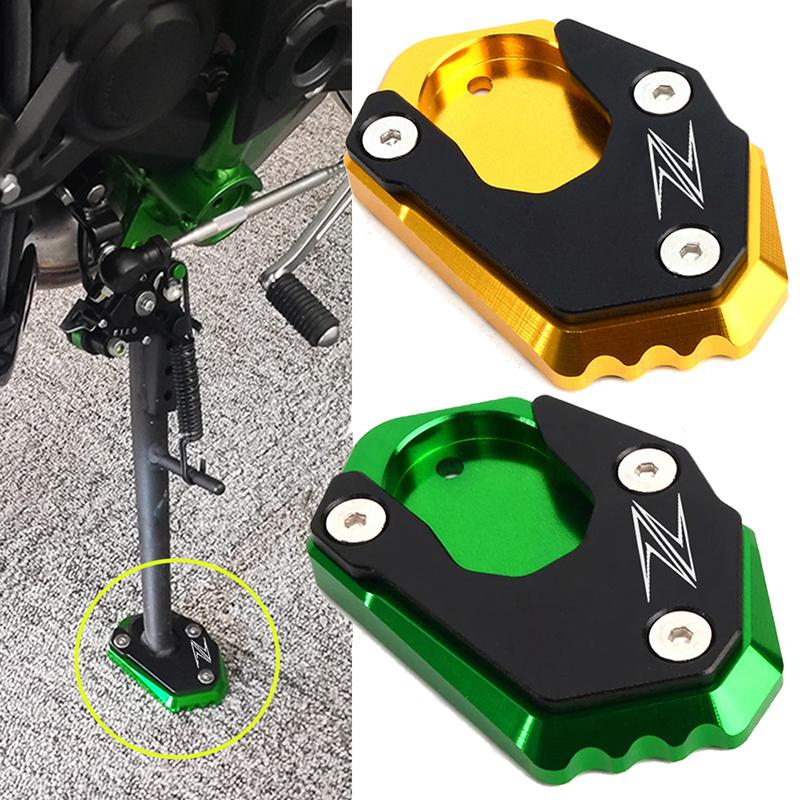 Επέκταση Πλαϊνού Σταντ Μοτοσυκλέτας Πλαϊνό Σταντ Μεγέθυνση Πλάκας Για Kawasaki Z 650 900 Z900 RS SE Z650 Z900RS 2017-2022 Αξεσουάρ