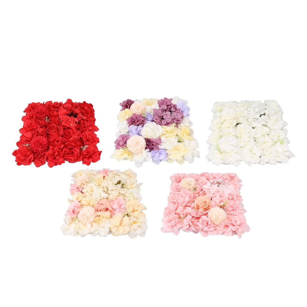Künstliche Blumenwandpaneele Simulation Seidenrose Blumenwanddeko für Hochzeitsfeier Bühne Hintergrun