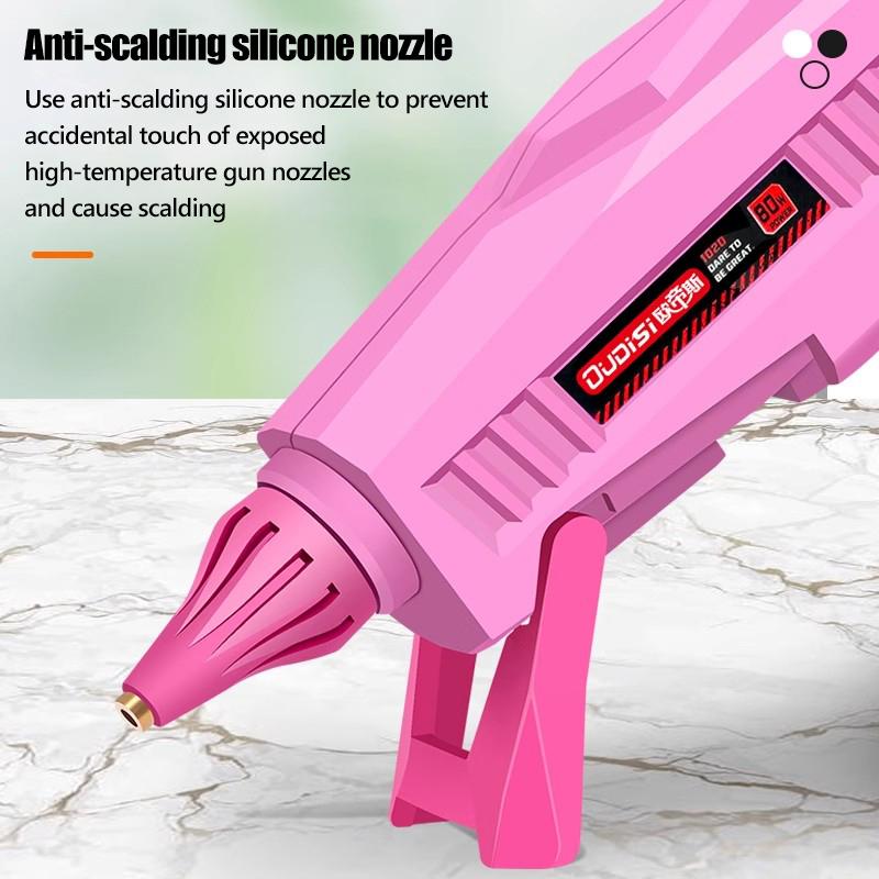 20W/60W/100W Heißklebepistole und 7mm Klebestift Mini-Pistole Thermoelektrisches Temperatur-Reparaturwerkzeug DIY Kostenloser Heißklebestift