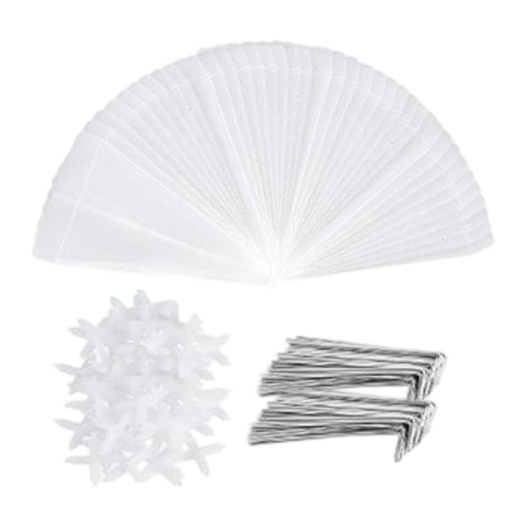 Garden Cloches for Plants Easy to Use Protecting against Sun, Frost Outdoor Mini Greenhouse Clear Foldable Bell Jar Cloche