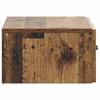 Wall Mounted Nightstand Reclaimed Wood Look 49 x 34.5 x 20 cm