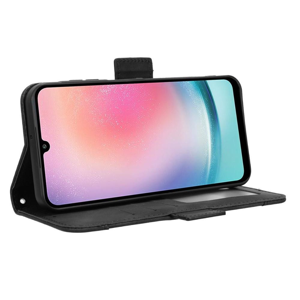 Flip Case for Samsung Galaxy A25 5G, Card Slot, Black