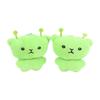 Cute Mini Green Alien Plush Keychains Cartoon Soft Stuffed Doll Keyring Bag Hanging Decoration Car Key Chains Kawaii Gifts