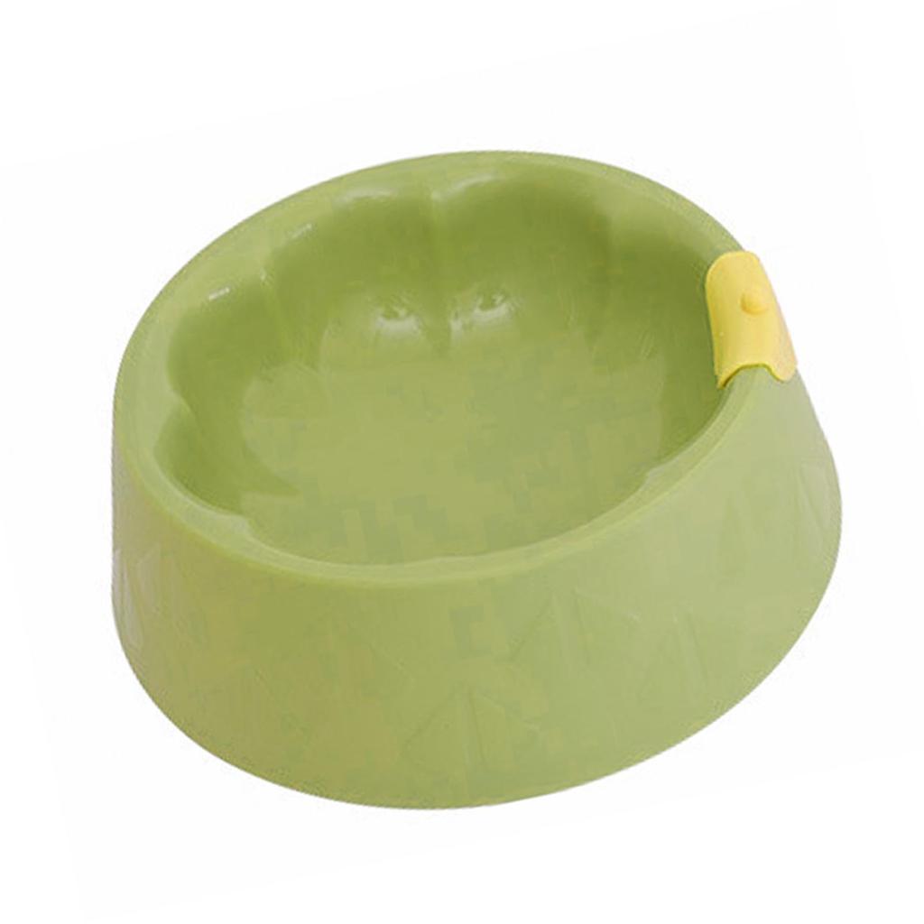 Pet Food Bowl Multipurpose Cute Flower Shape Large Capacity Spill Proof Cervical Protection Dog Cat