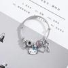 Bracciale Hello Kitty Y2K Bracciale in Acciaio Inossidabile Regolabile per San Valentino
