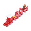 Christmas Train Toys Set Miniature Color Cartoon Christmas Train Model for Kids Boys Girls