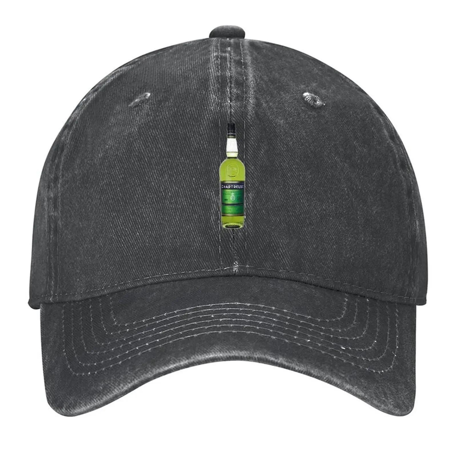 Green Chartreuse Bottle Oil Painting Baseball Cap Luxury Man Hat Golf Wear Golf Hat Hip Hop Trucker Hats For Men Women s промывают черный