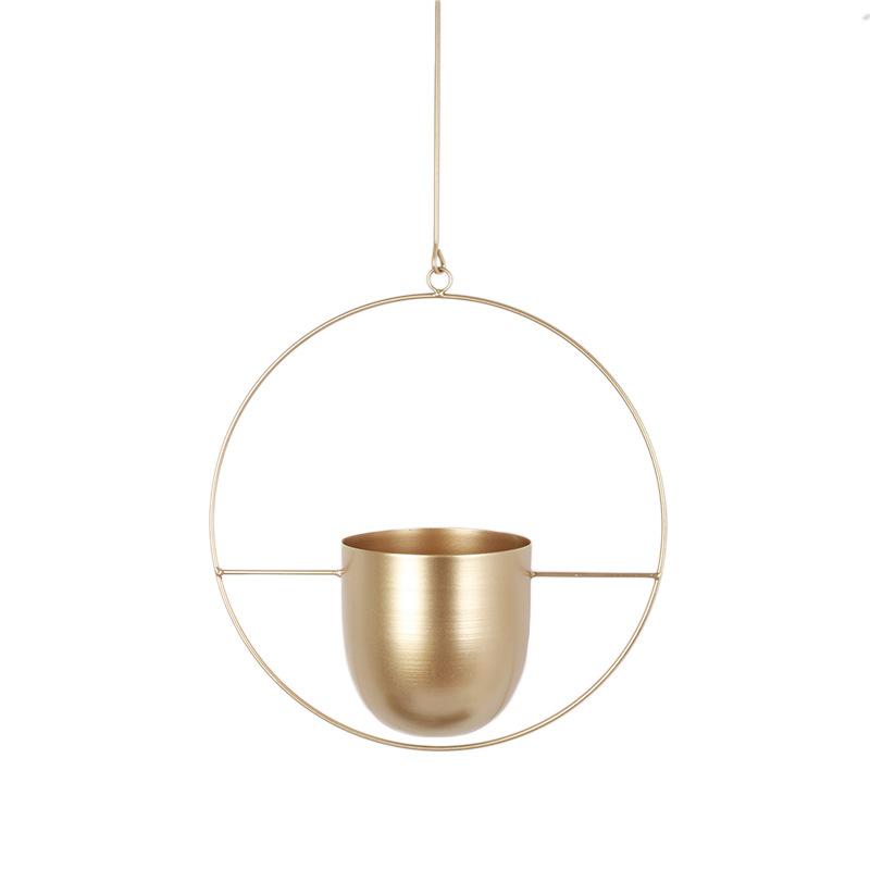 Metal Hanging FlowerPot Plant Hanger Chain Iron Aerial FlowerPot Plant Basket Holder Swinging Flower Pot Home Balcony Decoration