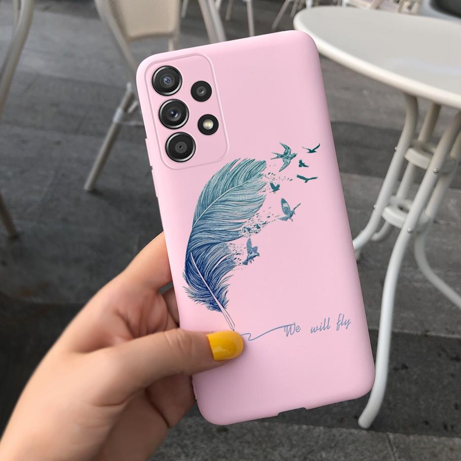 For Samsung Galaxy A13 A33 A53 A73 5G Case New Fashion Girls Soft Slim TPU Phone Case For Samsung A13 A 33 53 73 Back Cover Bags