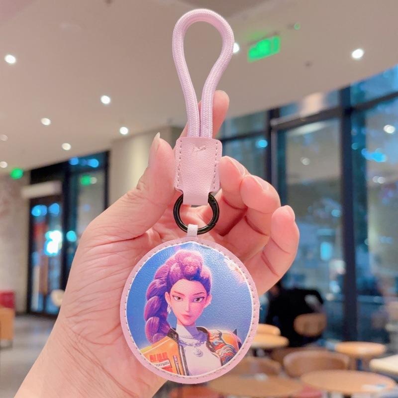 Creative Leather Witch Hunters Keychain Pendant Bag Personalized Pendant Peripheral Keychain Cute Jewelry