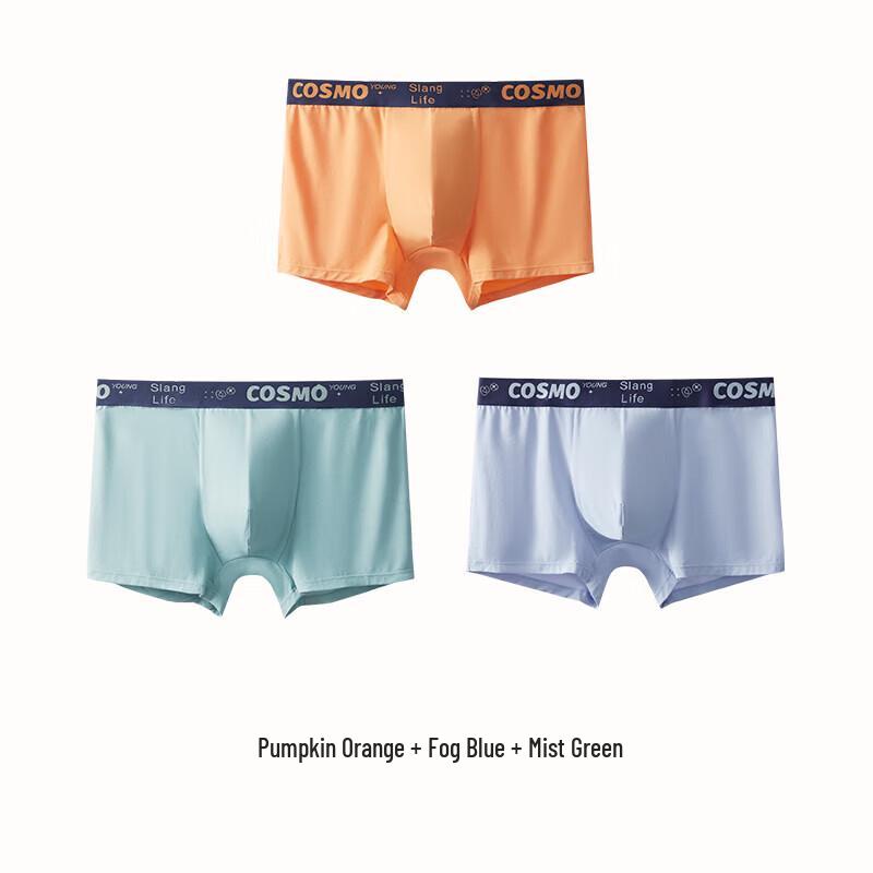 Regal Lady Men's Mid-Waist Boxer Briefs 3-Pack