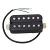 50mm Humbucker Pickup Alnico 5 Magnet Double Coil Pickup for 6 String Electric Guitar Bass Black