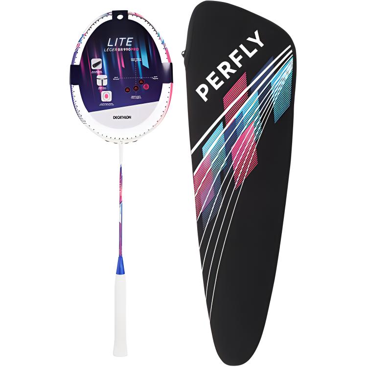 

DECATHLON Gilded Star Lightweight Series Carbon Aluminum Badminton Racket Lightweight Offensive Type (Racket Head Heavy and Hard) Advanced Unisex 5U/G7