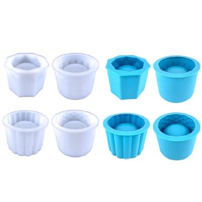 Practical Silicone Mould for Resin Castes Lovely Concrete Pattern Suitable for Making Decorative Flower Holders Tool