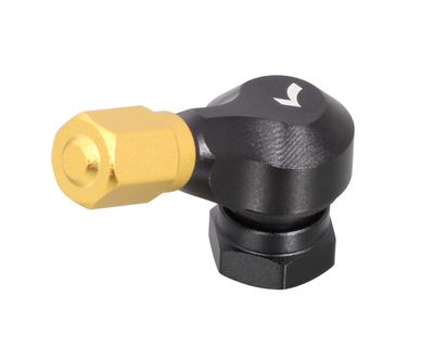 Kitaco 509-5000370 Aluminium Type 3 Valve d'air (Corps Noir/Bouchon Doré) Usage général