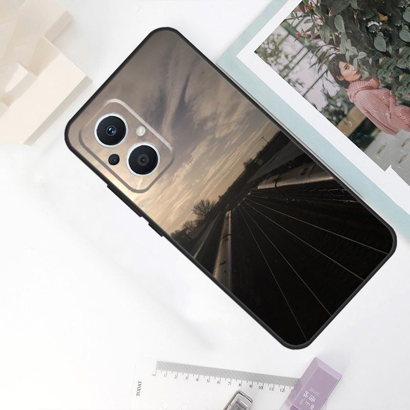 Train Rail Sunlight Case For OPPO Reno 10 Pro 11 F 8T 4Z 5Z 4 5 6 7 8 Lite OPPO Find X5 X6 Pro X2 X3 Lite Cover