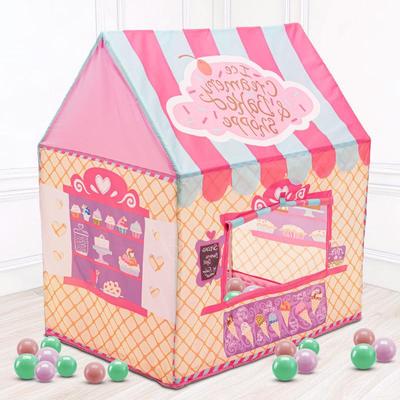 Tienda de casa de juegos para interiores para niños