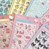 Cute Sanrio Kuromi My Melody Cinnamoroll 3D Relief Stickers Kawaii Cartoon Crystal Decoration Sticker DIY Laptop Phone Toy Gift