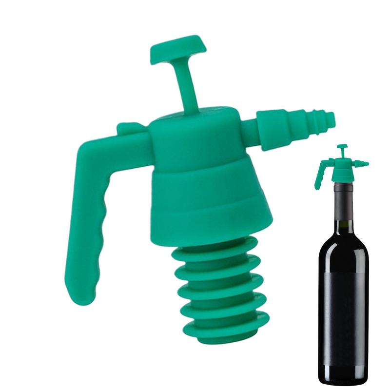 Sprinkler Shaped Wine Bottle Stopper Silicone Champagne Red Wine Bottle Stopper Flexible Wine Preserver for Home Restaurant Shop