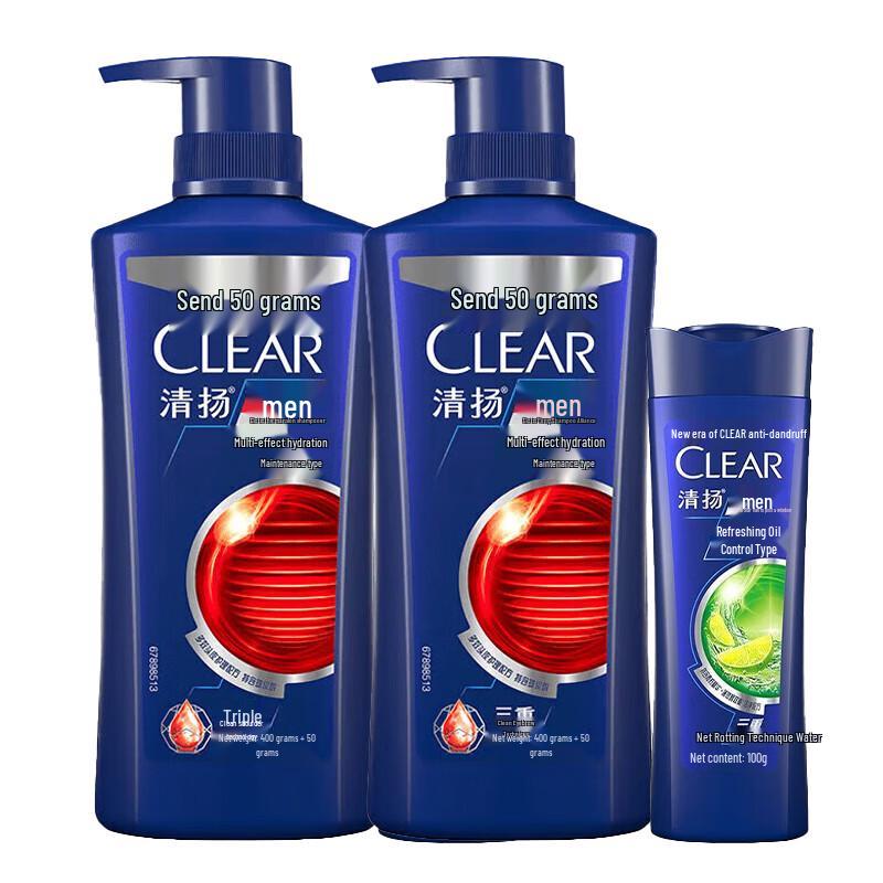 

Clear Men Anti-Dandruff Multi-Effect Hydrating Shampoo