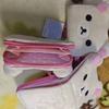 Cute Cartoon Bear Plush Short Wallet Coin Purse For Women Girls Money Clip Storage Bag Gift