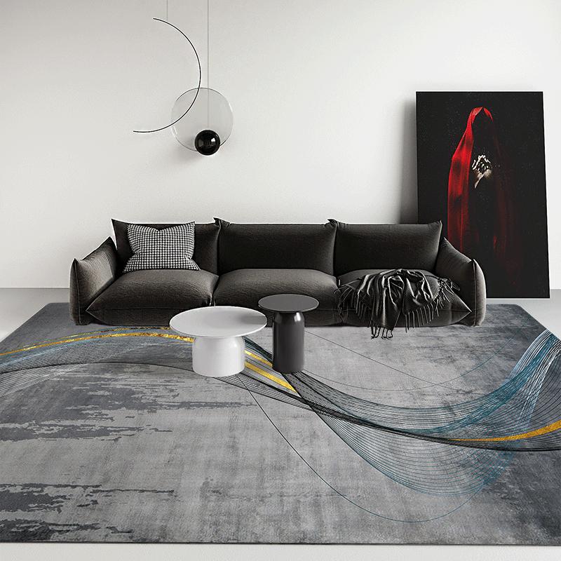 Nordic Modern Living Room Carpet Floor Mat Sofa Coffee Table Mat Bedroom Home Carpet