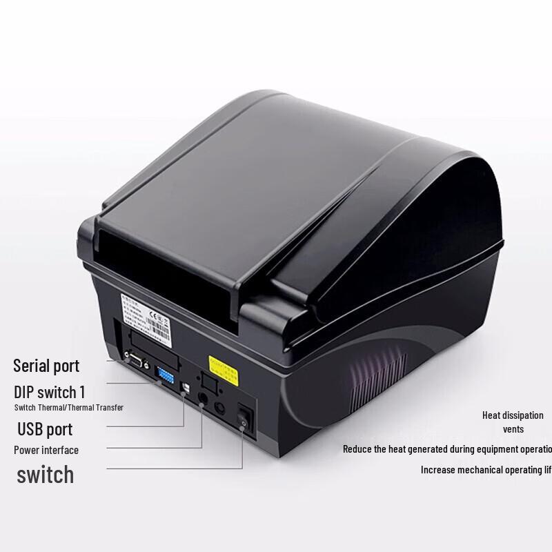 POSTEK C168/200s Thermal Transfer Barcode Printer CN plug (adapter included)