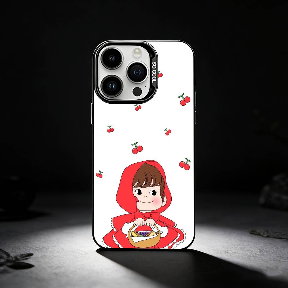 

F-Fujiya-Milkys-Peko-C-Chan Phone Case For iPhone 17,16,15,14,13,12,11 Plus,Pro Max,XS,Colored silver phone case iPhone15