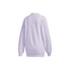 adidas Neo Letter Print Drop Shoulder Sweatshirt Women Sweatshirt Light-Purple FU1054