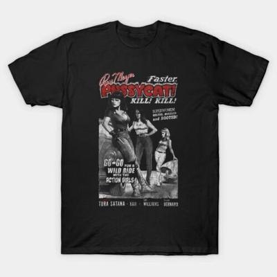Faster Pussycat Black Tee Regular Fit Short Sleeve Unisex T-Shirt