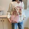 Street Style Nylon Tote Bag With Letter Print For Daily Use