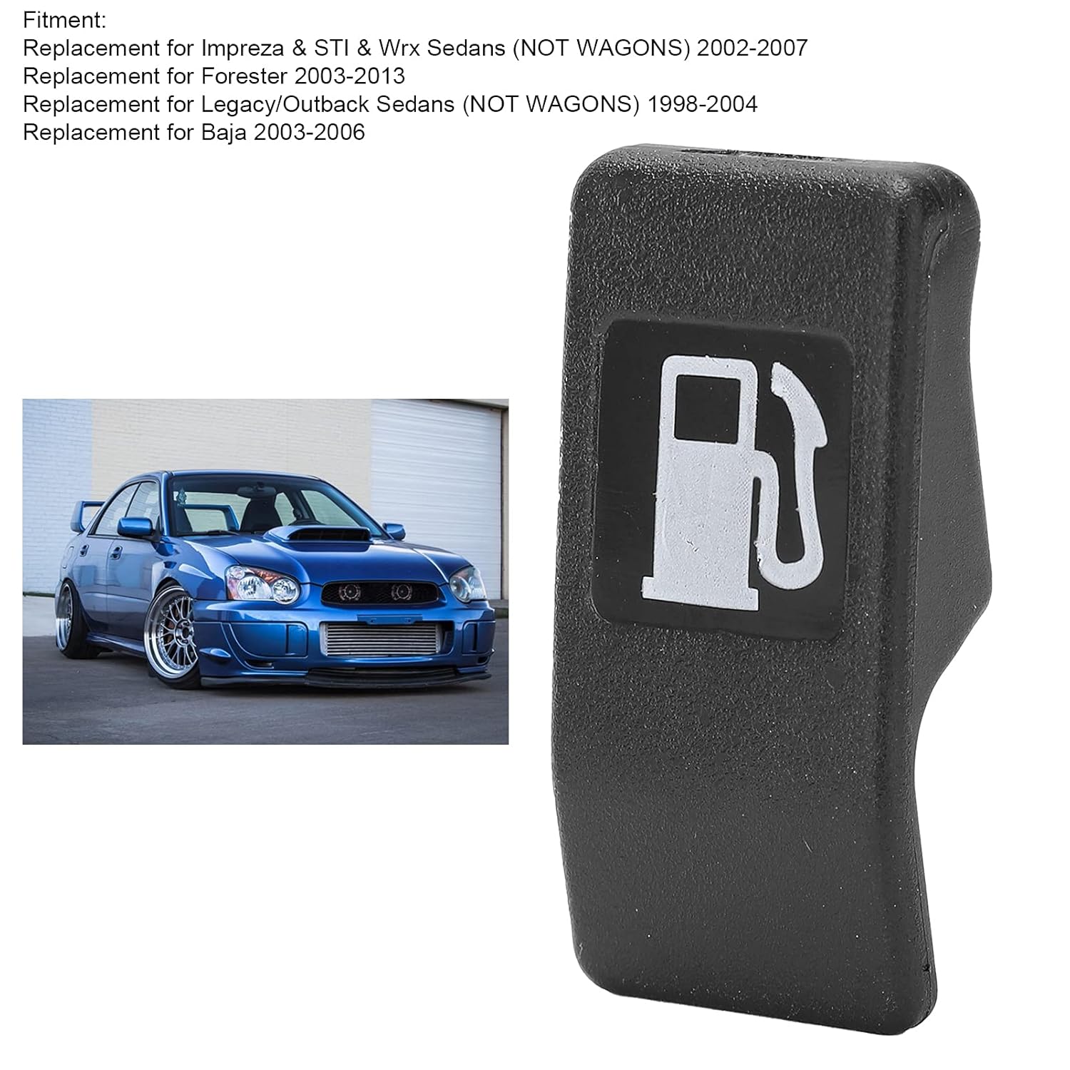 

KIMISS Fuel Door Release Knob 57346AA010ML Plastic Fuel Gas Door Lever Pull Knob for Impreza for FORESTER for Legacy Baja