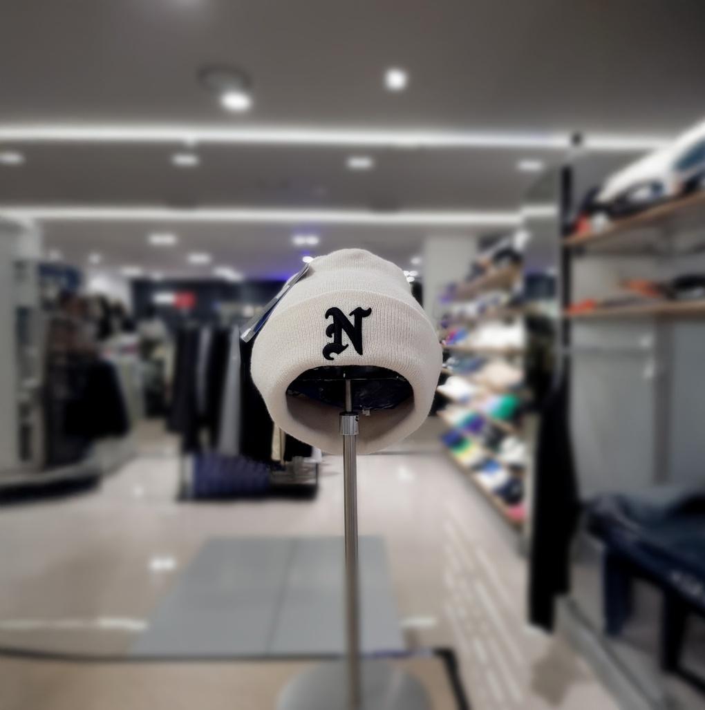 

[НБА] Унисекс Однотонная шапка-бини с инициалами N245AP983P