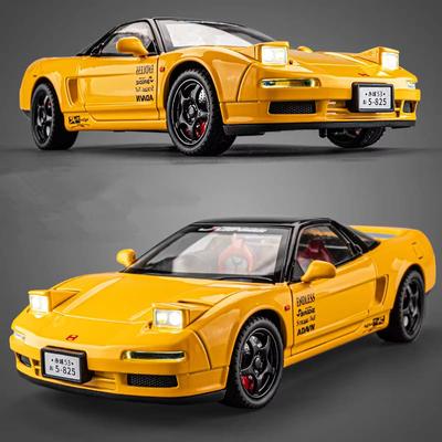 1:Modelo de coche deportivo de aleación Honda NSX 32, coche de juguete de fundición a presión, modelo de coche superdeportivo de metal, simulación de sonido y luz, juguete para niños, regalo para niño