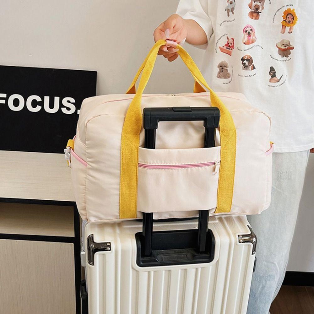 Foldable Travel Luggage Bag Oxford Nylon Duffle Bag Shoulder Bag Large Capacity Handbag  Sports