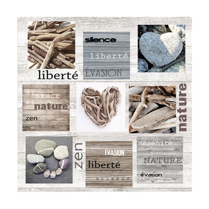 Lot de 20 serviettes papier 33 x 33 cm Liberte