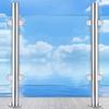 Hole Floor Mount Posts Connector Hardware Glass Clip Glass Clamp Furniture Supplies Support Bracket