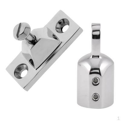 Stainless Steel Boat Top Deck Hinge With 22 End Cap