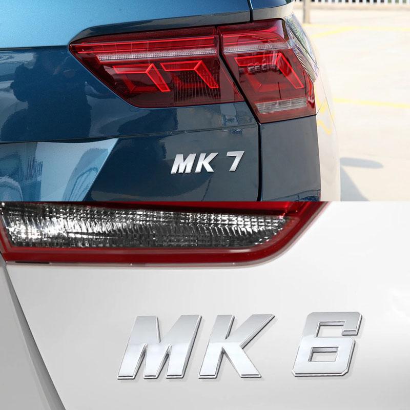 3D Premium MK5 MK6 MK7 MK8 MK7.5 Letters for Germany Deutschland SUV Off Road car Engine Hood Fender trunk Tail Rear Decal Emblem Badge Sticker