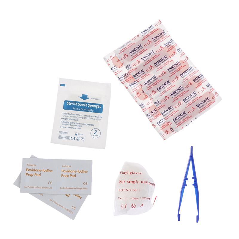 

17 шт./компл. аптечка первой помощи для домашнего ухода, водонепроницаемая, компактная, для экстренных случаев, дома, автомобиля, путешествий, кемпинга, походов, травм, медицинских наборов