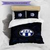 Set Lenzuola Stampato FC Zürich 3 Pezzi Copripiumino Traspirante con Federe Biancheria da Letto Decorativa per Camera da Letto Casa