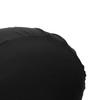 Swimming Cap High Elasticity Thick Durable Bathing Cap Polyester Swimming Hats for Women Men Black