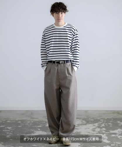 SIDE23-183 Striped long-sleeved T-shirt