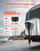 Carrello di traino elettrico 5000 libbre Jack a timone motorizzato per rimorchio RV e camper