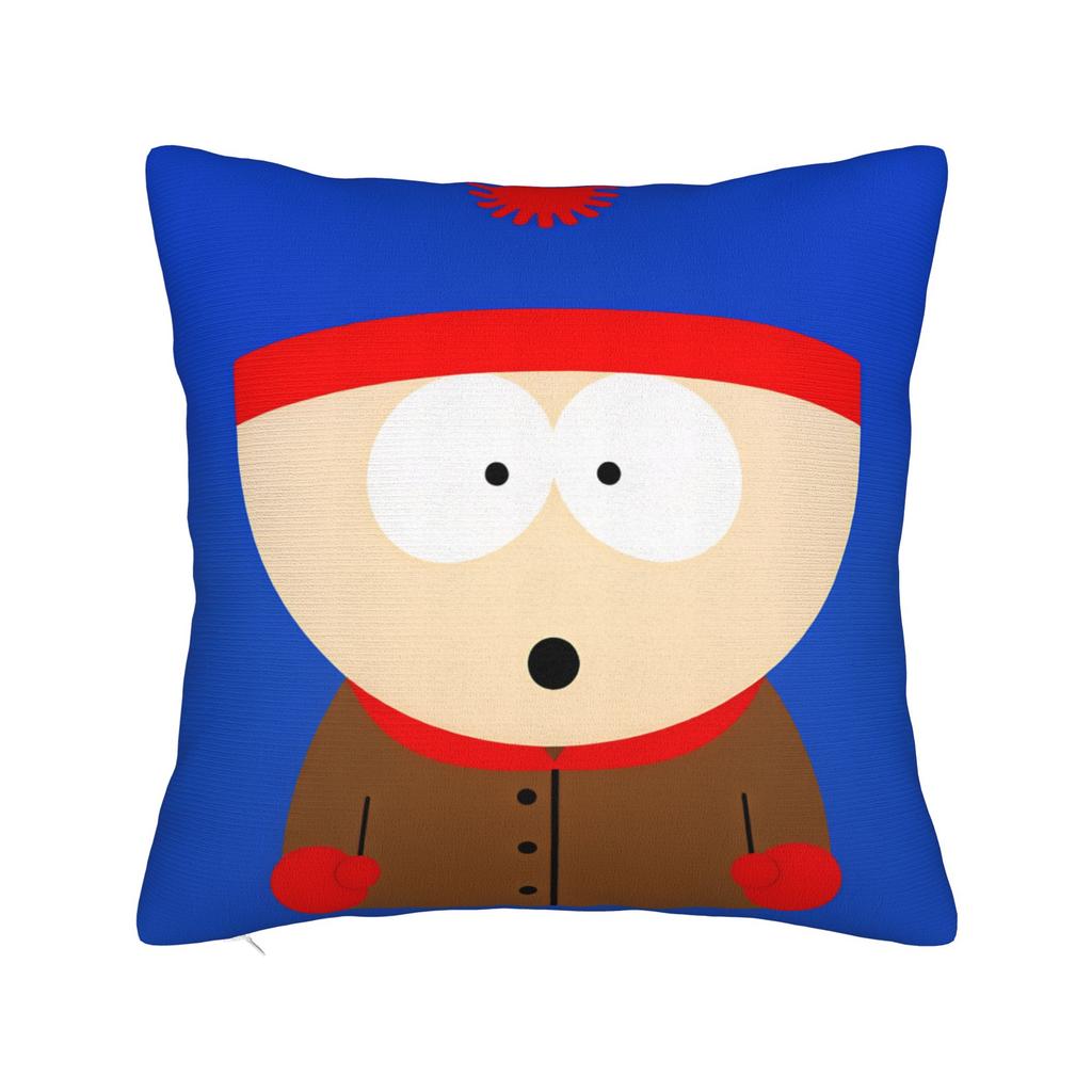 S-south Anime P-park Pillow Case Retro Trendy Pillow Cover Comfy Pillowcases For Living Room Chair