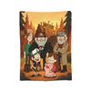 Gravitys Falls Bill Cipher Blanket Flannel  Super Warm Throw Blankets for Bedding Couch Bedroom Quilt